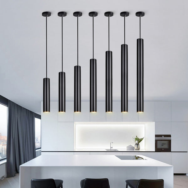 Pendant store light tube